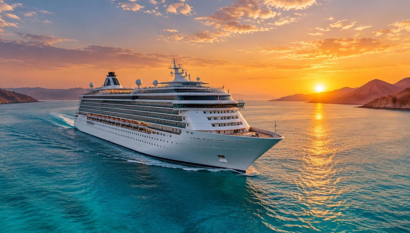 AROYA halal cruise ship on the Red Sea