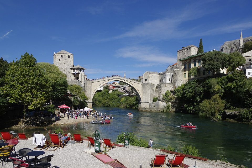 Stari Most, the Old Bridge at Mostar