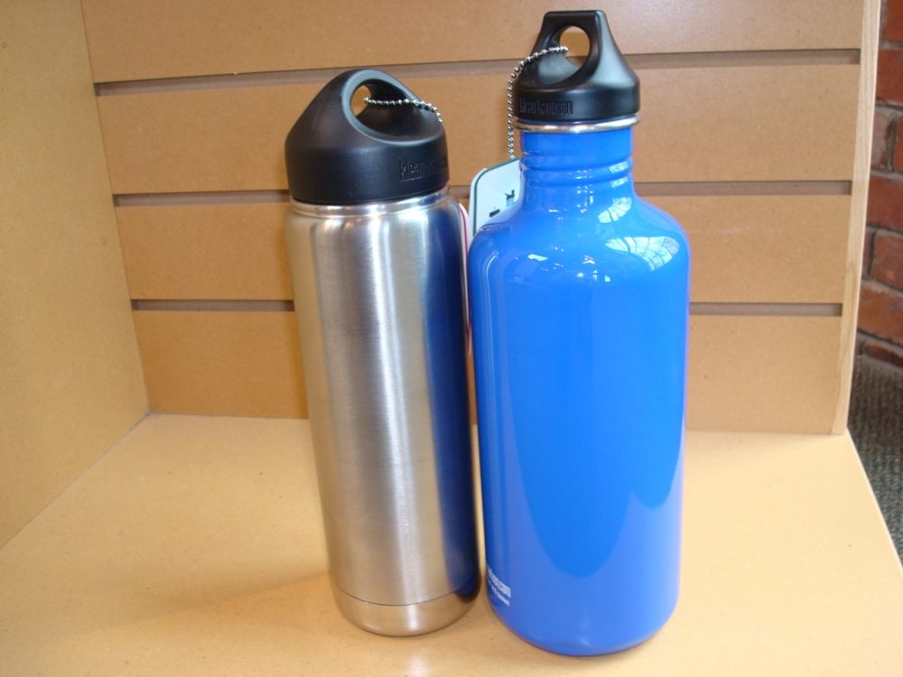 Steel refillable water bottles